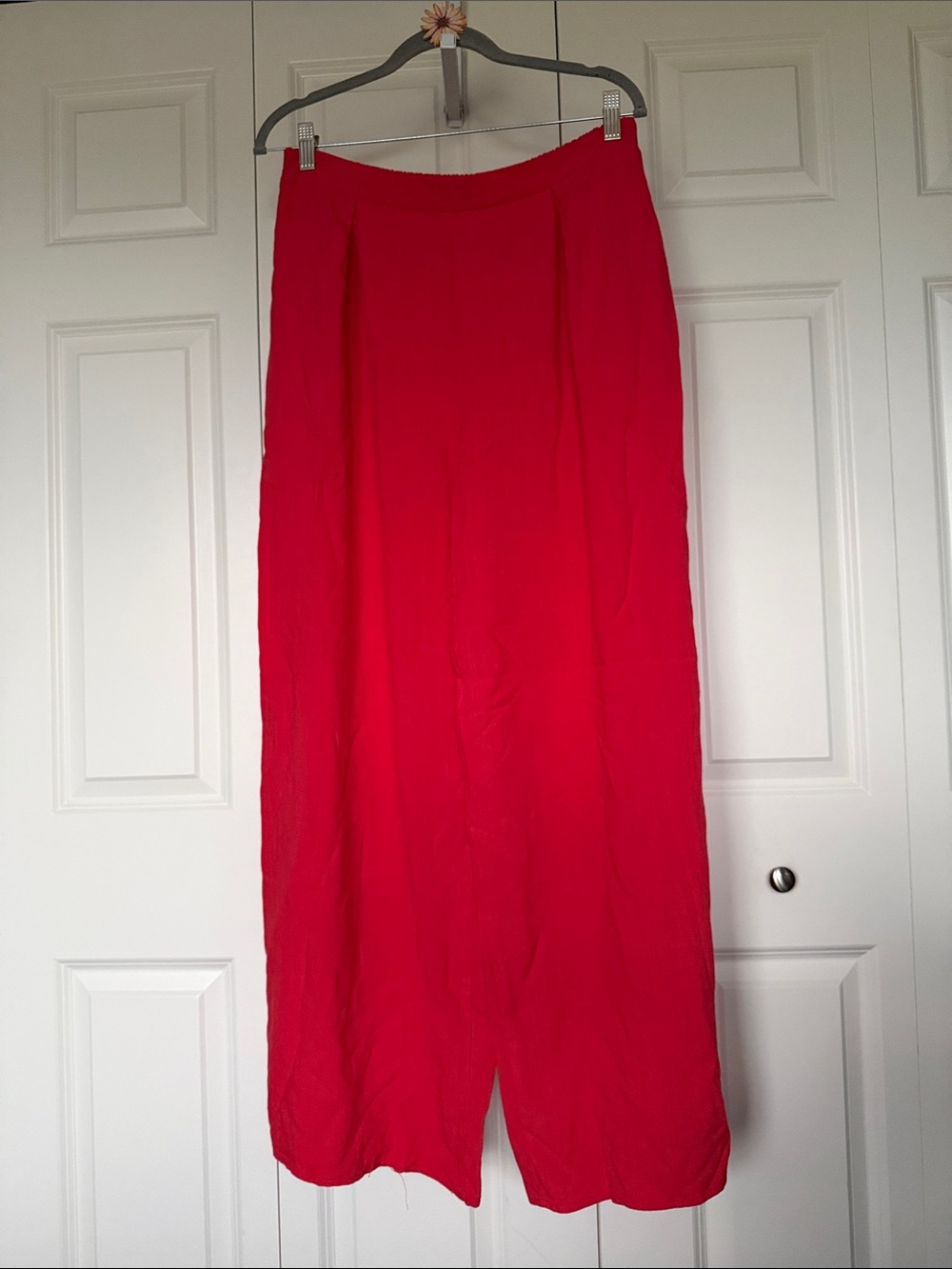 Sienna Sky Bright Red Wide-Leg Palazzo Pants